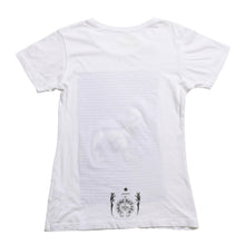 Load image into Gallery viewer, CHROME HEARTS クロムハーツ Joe Foti フォティドッグ ストライプ柄Tシャツ 半袖Tシャツ ボーダー柄 スカル ホースシュー CHクロス ホワイト ブラック 美品 中古 4a003850
