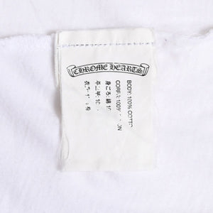 CHROME HEARTS Joe Foti Foti Dog Striped T-shirt Short Sleeve T-shirt Border Pattern Skull Horseshoe CH Cross White Black Good Condition Used 4a003850