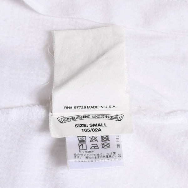 CHROME HEARTS Joe Foti Foti Dog Striped T-shirt Short Sleeve T-shirt Border Pattern Skull Horseshoe CH Cross White Black Good Condition Used 4a003850