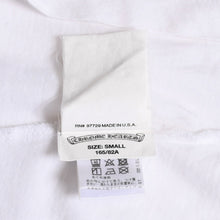 Load image into Gallery viewer, CHROME HEARTS クロムハーツ Joe Foti フォティドッグ ストライプ柄Tシャツ 半袖Tシャツ ボーダー柄 スカル ホースシュー CHクロス ホワイト ブラック 美品 中古 4a003850