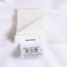 Load image into Gallery viewer, CHROME HEARTS クロムハーツ Joe Foti フォティドッグ ストライプ柄Tシャツ 半袖Tシャツ ボーダー柄 スカル ホースシュー CHクロス ホワイト ブラック 美品 中古 4a003850