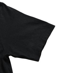 CHROME HEARTS クロムハーツ Made in hollywood バックプリントTシャツ ホースシュー CHプラス スクロールラベル ブラック ホワイト Sサイズ 美品 中古 4a003864