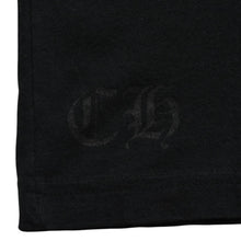 Load image into Gallery viewer, CHROME HEARTS クロムハーツ Made in hollywood バックプリントTシャツ ホースシュー CHプラス スクロールラベル ブラック ホワイト Sサイズ 美品 中古 4a003864