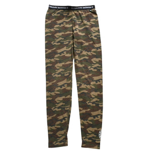 CHROME HEARTS Camo Camouflage Pattern Leggings Tights CH Scroll Print Green Black Good Condition Used 4a003870