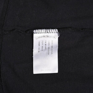CHROME HEARTS Vertical Logo T-shirt Scroll Label Logo Black Yellow Size L Good Used 4a003858