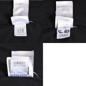 CHROME HEARTS Vertical Logo T-shirt Scroll Label Logo Black Yellow Size L Good Used 4a003858