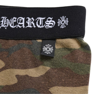 CHROME HEARTS Camo Camouflage Pattern Leggings Tights CH Scroll Print Green Black Good Condition Used 4a003870