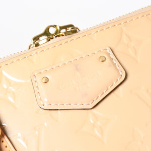 LOUIS VUITTON Monogram Vernis Montebello PM 2WAY Bag M90167 Beige Gold Hardware Used 4a003885