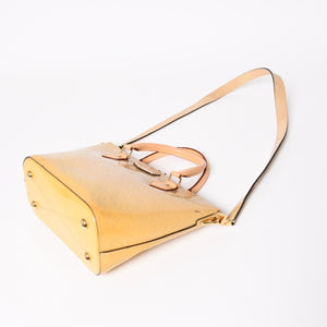 LOUIS VUITTON Monogram Vernis Montebello PM 2WAY Bag M90167 Beige Gold Hardware Used 4a003885
