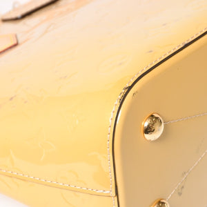 LOUIS VUITTON Monogram Vernis Montebello PM 2WAY Bag M90167 Beige Gold Hardware Used 4a003885