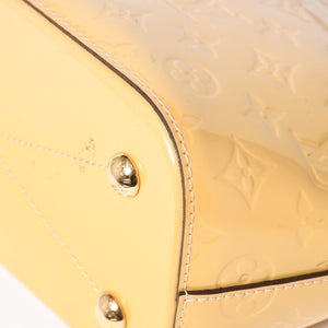 LOUIS VUITTON Monogram Vernis Montebello PM 2WAY Bag M90167 Beige Gold Hardware Used 4a003885