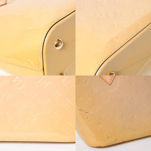 LOUIS VUITTON Monogram Vernis Montebello PM 2WAY Bag M90167 Beige Gold Hardware Used 4a003885