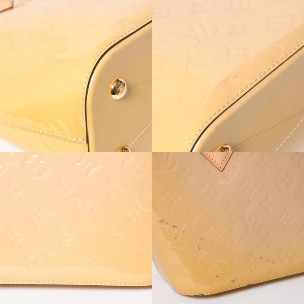 LOUIS VUITTON Monogram Vernis Montebello PM 2WAY Bag M90167 Beige Gold Hardware Used 4a003885