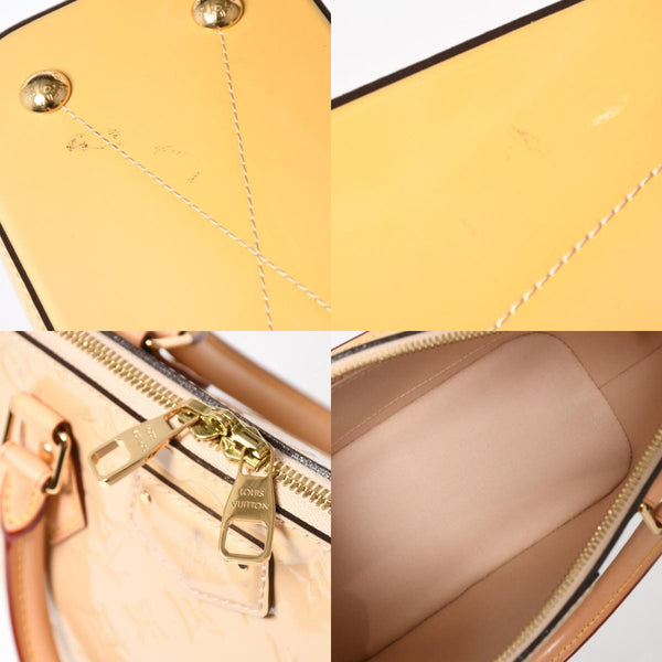 LOUIS VUITTON Monogram Vernis Montebello PM 2WAY Bag M90167 Beige Gold Hardware Used 4a003885