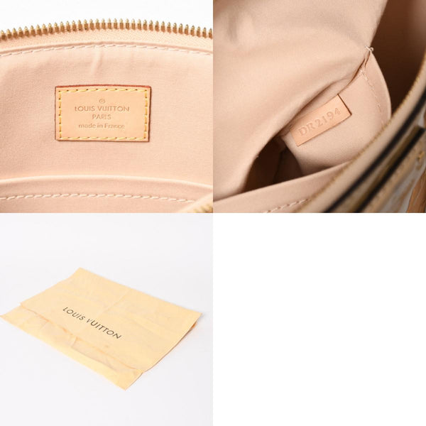 LOUIS VUITTON Monogram Vernis Montebello PM 2WAY Bag M90167 Beige Gold Hardware Used 4a003885