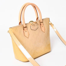 画像をギャラリービューアに読み込む, LOUIS VUITTON ルイヴィトン モノグラム ヴェルニ モンテベロPM 2WAYバッグ M90167 ベージュ ゴールド金具 中古 4a003885
