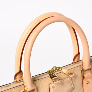 LOUIS VUITTON Monogram Vernis Montebello PM 2WAY Bag M90167 Beige Gold Hardware Used 4a003885