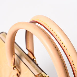 LOUIS VUITTON Monogram Vernis Montebello PM 2WAY Bag M90167 Beige Gold Hardware Used 4a003885