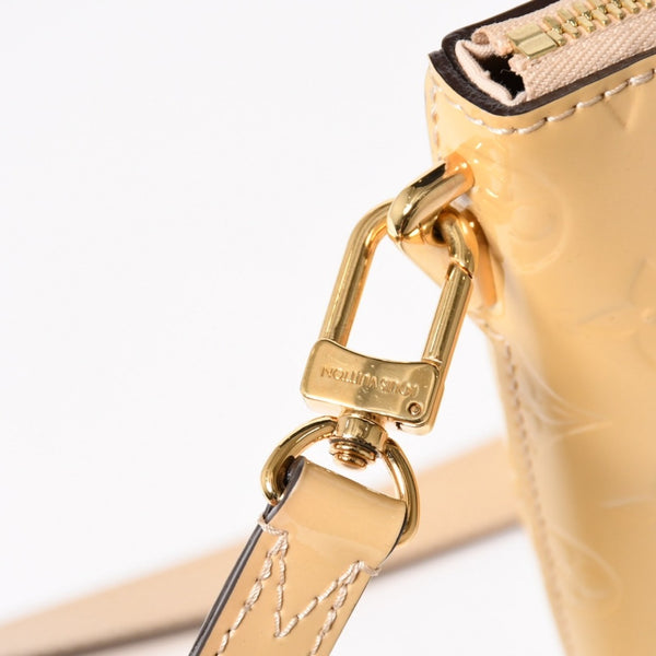 LOUIS VUITTON Monogram Vernis Montebello PM 2WAY Bag M90167 Beige Gold Hardware Used 4a003885