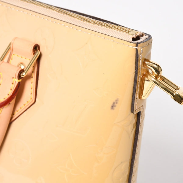 LOUIS VUITTON Monogram Vernis Montebello PM 2WAY Bag M90167 Beige Gold Hardware Used 4a003885
