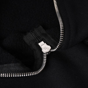 Like new CHROME HEARTS Leather Cross Patch Half Zip Sweat Cemetery Cross Patch Patent Leather Haraco Lamb Leather S Size Used 4a004023