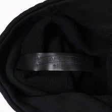 画像をギャラリービューアに読み込む, 新品同様 CHROME HEARTS クロムハーツ レザークロスパッチ ハーフジップスウェット セメタリークロスパッチ パテントレザー ハラコ ラムレザー シルバー925 Sサイズ 中古 4a004023