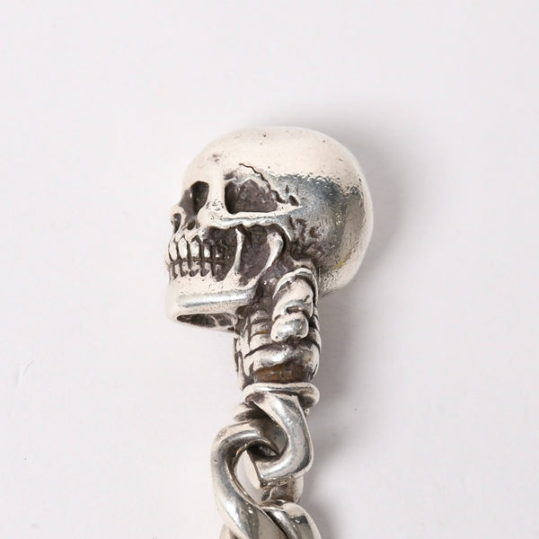CHROME HEARTS クロムハーツ フォティ デルフィーノ #5ダガー キーリング スカル クラシックリンク シルバー925 重量86.82g 美品 中古 4a004105