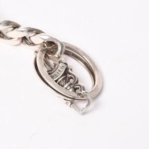 CHROME HEARTS クロムハーツ フォティ デルフィーノ #5ダガー キーリング スカル クラシックリンク シルバー925 重量86.82g 美品 中古 4a004105