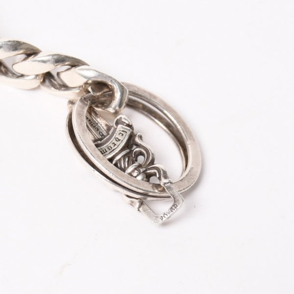 CHROME HEARTS クロムハーツ フォティ デルフィーノ #5ダガー キーリング スカル クラシックリンク シルバー925 重量86.82g 美品 中古 4a004105