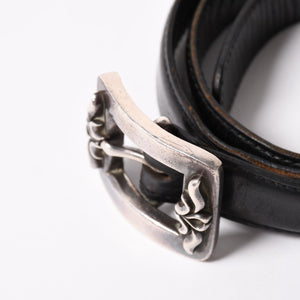 CHROME HEARTS クロムハーツ 1インチ クラシック ベルト OTJ サイズ28 スターリングシルバー 美品 中古 4a004100