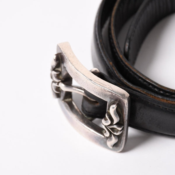 CHROME HEARTS クロムハーツ 1インチ クラシック ベルト OTJ サイズ28 スターリングシルバー 美品 中古 4a004100