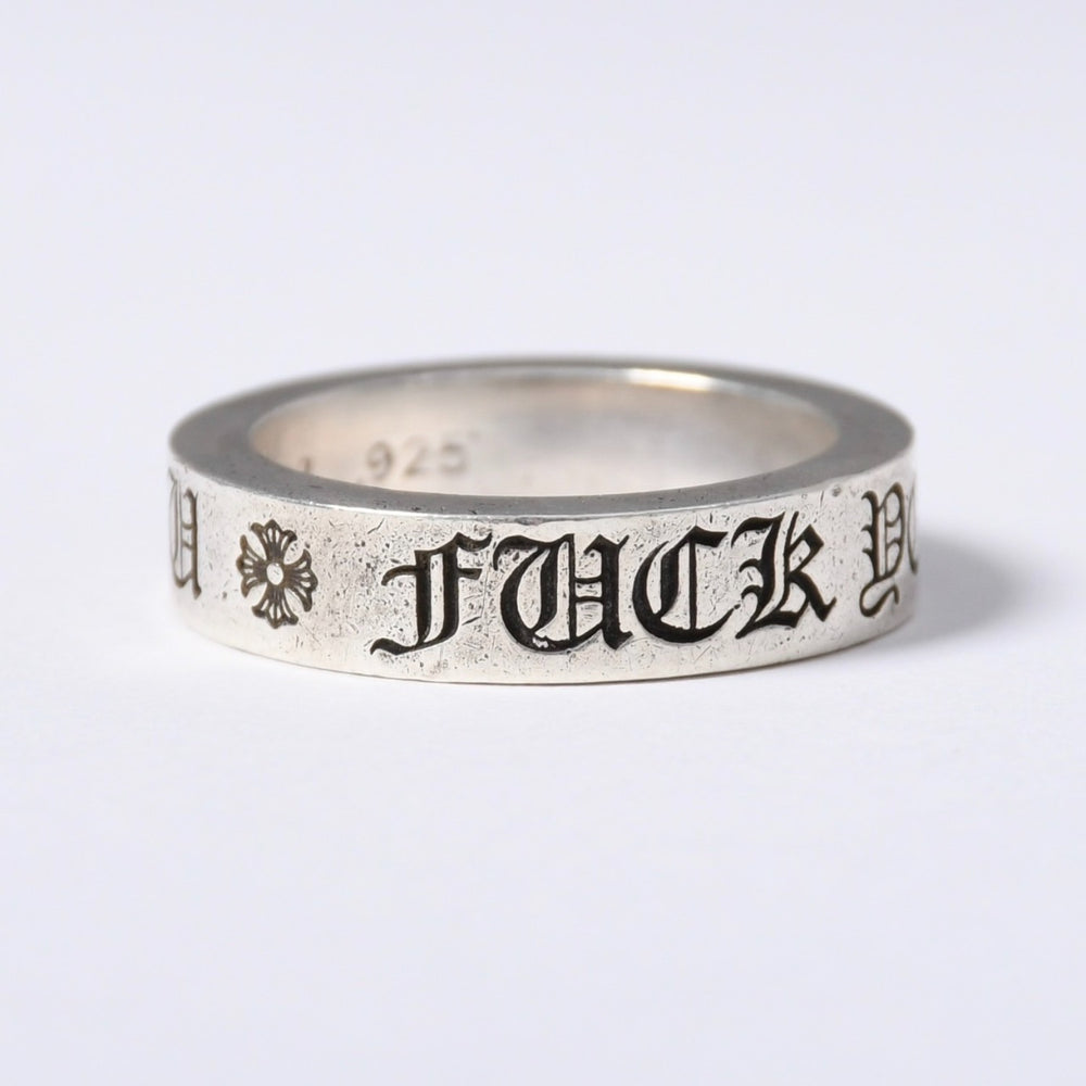 Very good condition CHROME HEARTS 6mm SPACER FUCKYOU 6mm spacer ring Weight approx. 11.3g Size 19 Used 4a003797