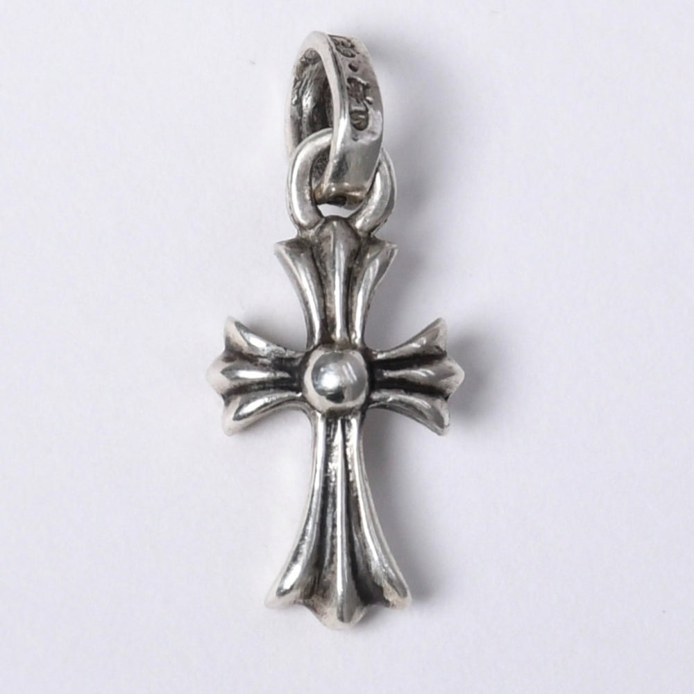 Very Good Condition CHROME HEARTS Baby Fat Cross Pendant Top Weight Approx. 2.3g Old Model Used 4a003792