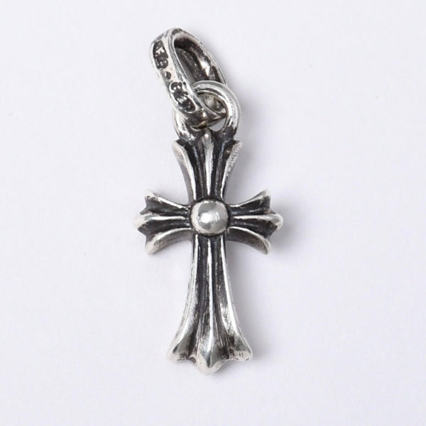 極美品 新型 CHROME HEARTS クロムハーツ CRS BBYFAT ベイビーファットクロス ペンダントトップ チャーム 重量約2.16g シルバー925 中古 4a003806