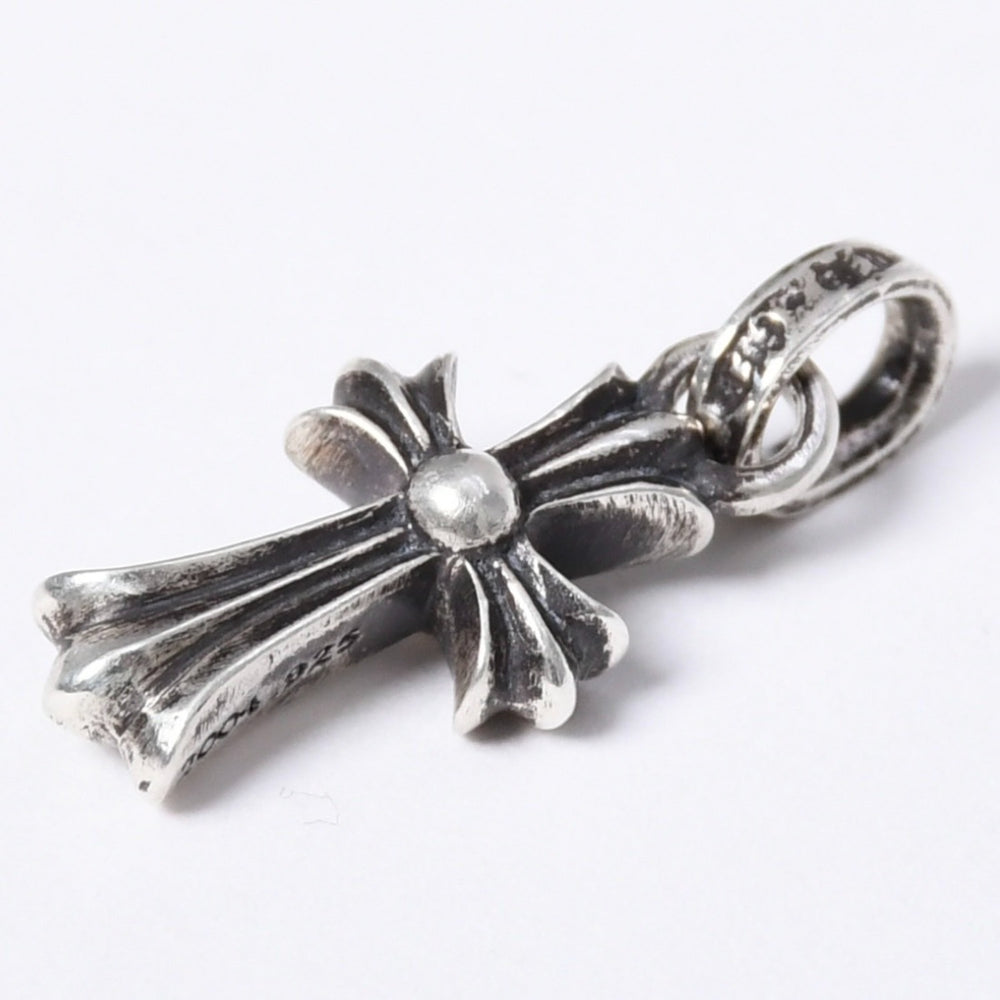 Very Good Condition New CHROME HEARTS CRS BBYFAT Baby Fat Cross Pendant Top Charm Weight Approx. 2.16g Silver 925 Used 4a003806