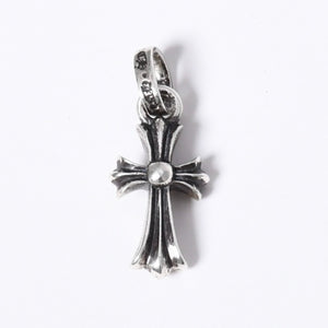 極美品 新型 CHROME HEARTS クロムハーツ CRS BBYFAT ベイビーファットクロス ペンダントトップ チャーム 重量約2.16g シルバー925 中古 4a003806
