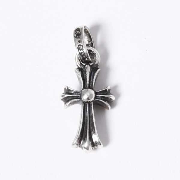 極美品 新型 CHROME HEARTS クロムハーツ CRS BBYFAT ベイビーファットクロス ペンダントトップ チャーム 重量約2.16g シルバー925 中古 4a003806