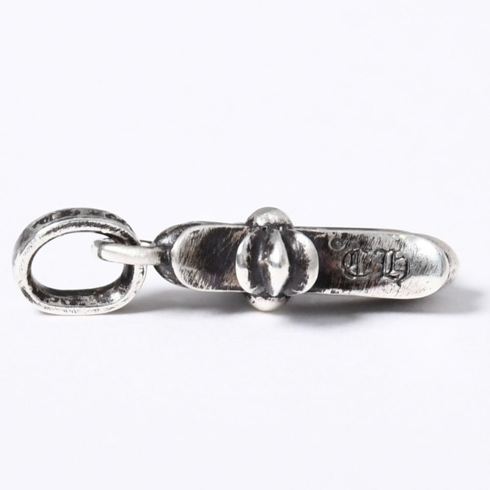 極美品 新型 CHROME HEARTS クロムハーツ CRS BBYFAT ベイビーファットクロス ペンダントトップ チャーム 重量約2.16g シルバー925 中古 4a003806