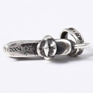 極美品 新型 CHROME HEARTS クロムハーツ CRS BBYFAT ベイビーファットクロス ペンダントトップ チャーム 重量約2.16g シルバー925 中古 4a003806