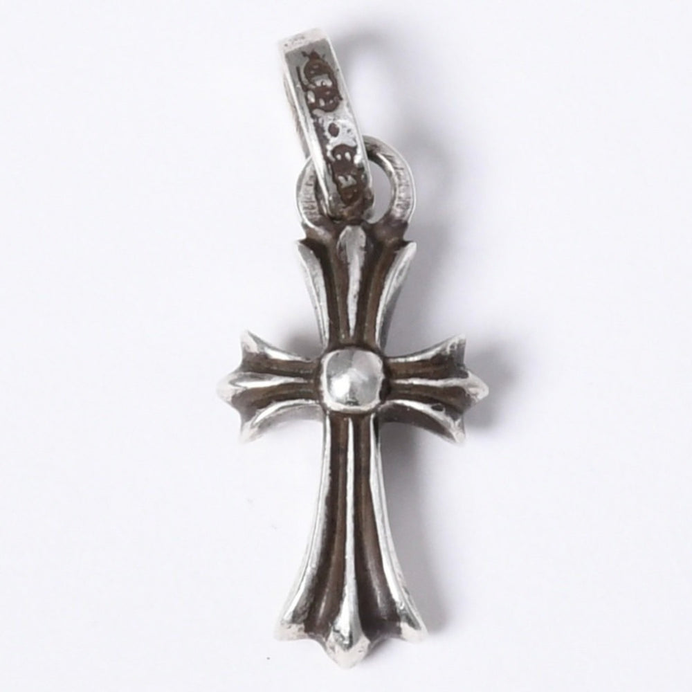 Very Good Condition New CHROME HEARTS CRS BBYFAT Baby Fat Cross Pendant Top Charm Weight Approx. 2.09g Silver 925 Used 4a003791