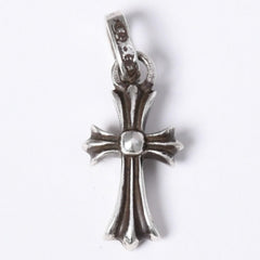 極美品 新型 CHROME HEARTS クロムハーツ CRS BBYFAT ベイビーファットクロス ペンダントトップ チャーム 重量約2.09g シルバー925 中古 4a003791