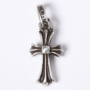 極美品 新型 CHROME HEARTS クロムハーツ CRS BBYFAT ベイビーファットクロス ペンダントトップ チャーム 重量約2.09g シルバー925 中古 4a003791