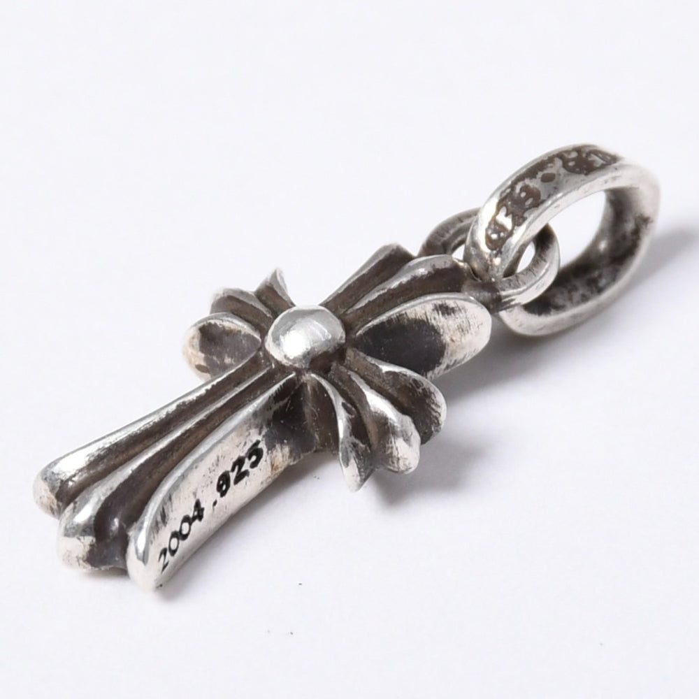 Very Good Condition New CHROME HEARTS CRS BBYFAT Baby Fat Cross Pendant Top Charm Weight Approx. 2.09g Silver 925 Used 4a003791