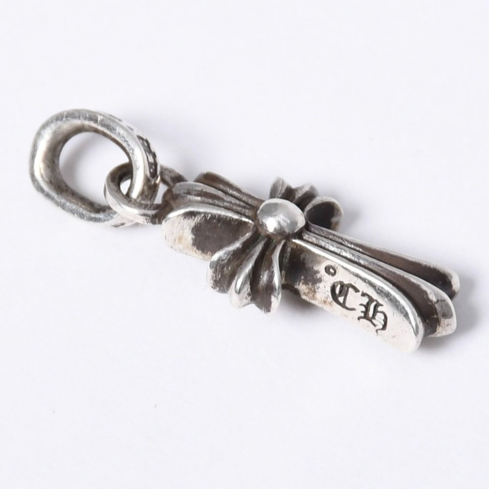 Very Good Condition New CHROME HEARTS CRS BBYFAT Baby Fat Cross Pendant Top Charm Weight Approx. 2.09g Silver 925 Used 4a003791