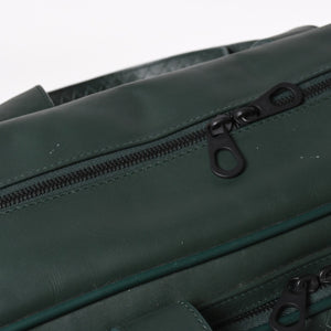 Very Good Condition BOTTEGAVENETA Bottega Veneta Leather Handbag Travel Bag V4658 Intrecciato Dark Green Used 4a003895