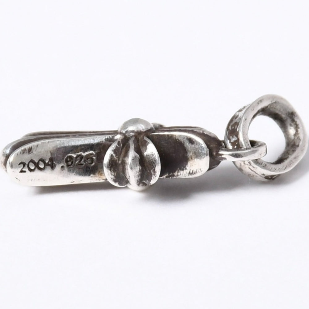 Very Good Condition New CHROME HEARTS CRS BBYFAT Baby Fat Cross Pendant Top Charm Weight Approx. 2.09g Silver 925 Used 4a003791
