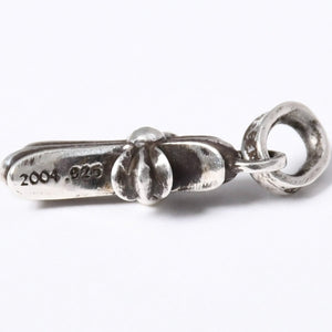 極美品 新型 CHROME HEARTS クロムハーツ CRS BBYFAT ベイビーファットクロス ペンダントトップ チャーム 重量約2.09g シルバー925 中古 4a003791