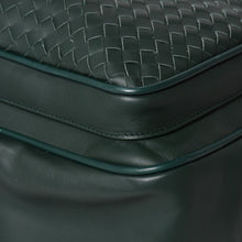 画像をギャラリービューアに読み込む, 極美品 BOTTEGAVENETA ボッテガヴェネタ レザーハンドバッグ 旅行バッグ V4658 イントレチャート ダークグリーン 中古 4a003895