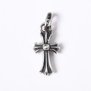 極美品 新型 CHROME HEARTS クロムハーツ CRS BBYFAT ベイビーファットクロス ペンダントトップ チャーム 重量約2.09g シルバー925 中古 4a003808