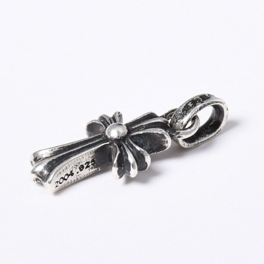 Very Good Condition New CHROME HEARTS CRS BBYFAT Baby Fat Cross Pendant Top Charm Weight Approx. 2.09g Silver 925 Used 4a003808